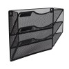 EasyPAG 3 Pockets Mesh Hanging Wall File Holder Organizer Wall