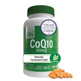 Health Thru Nutrition CoQ-10 300 mg - 120 cápsulas | Coenzima de ubiquinona de alta potencia Q10 | Apoya la energía celular y la protección antioxidante | Sin OMG, sin soja, vegano, sin gluten