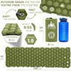 TRINORDIC Camping Sleeping Mat, Air Mattress, Ultralight Inflatable, Foldable, Super