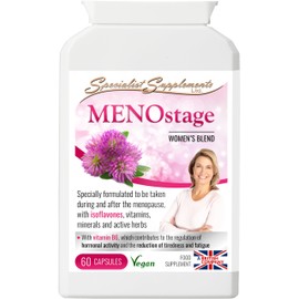 Specialist Supplements MENOstage Herbal Support for Women 60 Capsules