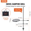 VEVOR Swivel Campfire Grill, Fire Pit Grill Grate over Fire