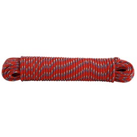 Koch 5170825 Diamond Braid Polypropylene Rope, 1/4 by 100 Feet, Assorted Colors