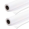 2 Pack 36-inch x 500-foot Untaped Engineering Copier Plotter Paper,