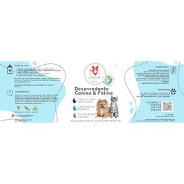 Desenredante bifasico con humectantes Naturales para Uso en Perros y Gatos                                                                            