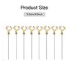 Mewuthede Cocktail Picks,8 Piece Stainless Steel Deer Head Shape Martini