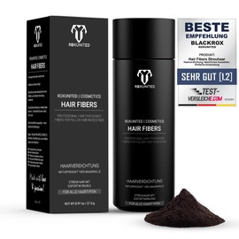 ROXUNITED Scattered Hair & Hair Powder 27.5 g [Medium Brown] Comparison Winner 2024 | For Men & Women | Perfect for Hair Thickening & as a Hair Filler | Pouring Hair | Increases Hair Volume