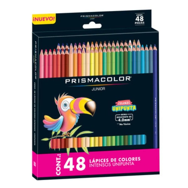 Prismacolor Colored Pencils | Art Supplies for Drawing, Sketching, Adult Coloring | Soft Core Color Pencils, 48 Pack Junior 4.0mm