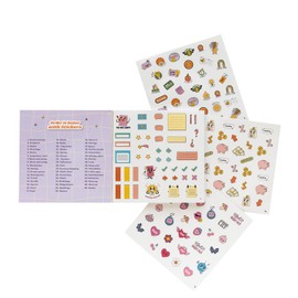 Grupo Erik Stiker Groove Your Day Stiker Book with More than 2000 Stickers - Small Book with Stickers for Organising and Decorating