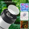 Bnineteenteam Microscope Set 100X 600X 1200X Magnification Microscope Magnifier 3