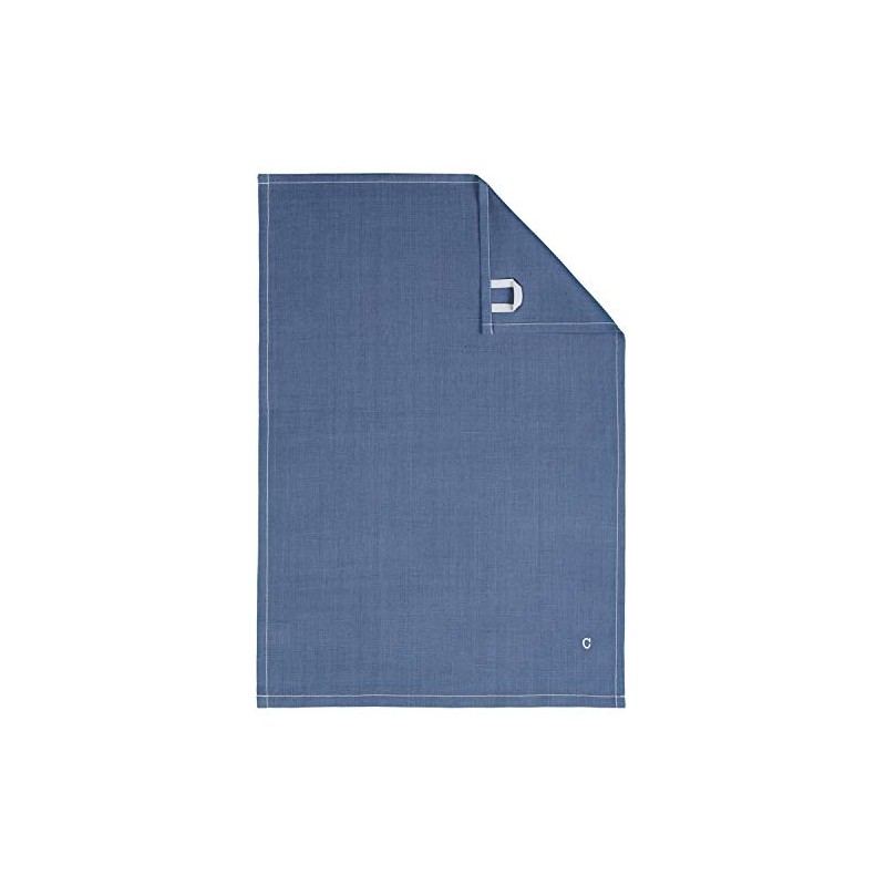 Cawö Home Cuisine Solid Tea Towels 500 Night Blue 111