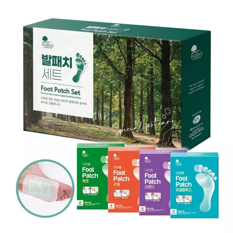Essence Nature 수액패치 국산 건강 발패치 에센스네이쳐 선물용 판촉용 24매