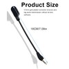 MICMXMO Microphone Replacement for HyperX Cloud III Wired/Wireless Gaming Headphone,