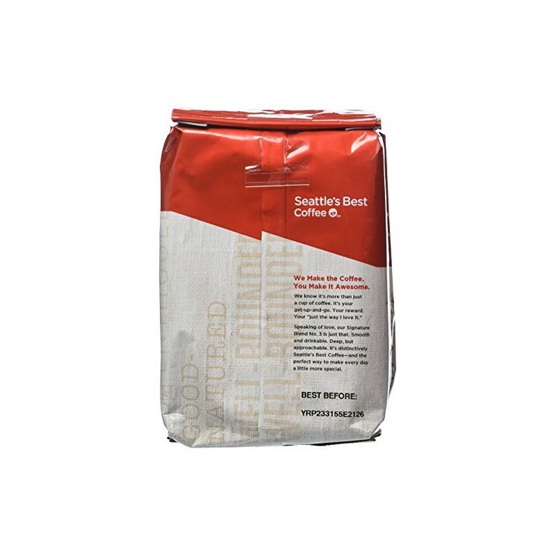 Seattle's Best Decaf Ground Coffee, Portside Blend, 12 oz. (Pack