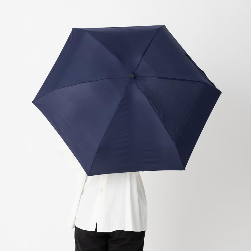 LIEBEN-0205 Flat Mini Umbrella, 19.7 inches (50 cm), Rain Umbrella,
