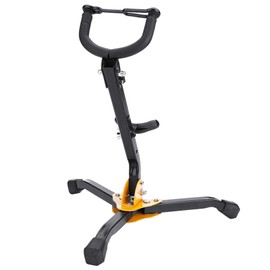 Rust Proof Metal Saxophone Stand for both Alto Saxophone and Tenor Saxophone, Foldable Saxophone Tripod Stand Saxophone Stand