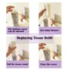 Beizun Car Tissue Holder with Facial Tissues - 4 PK