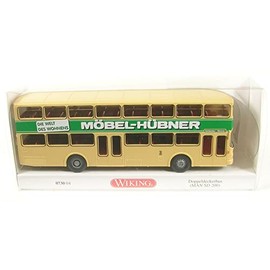 Wiking 073004 MAN SD 200 Hübner Double Decker Bus 1:87