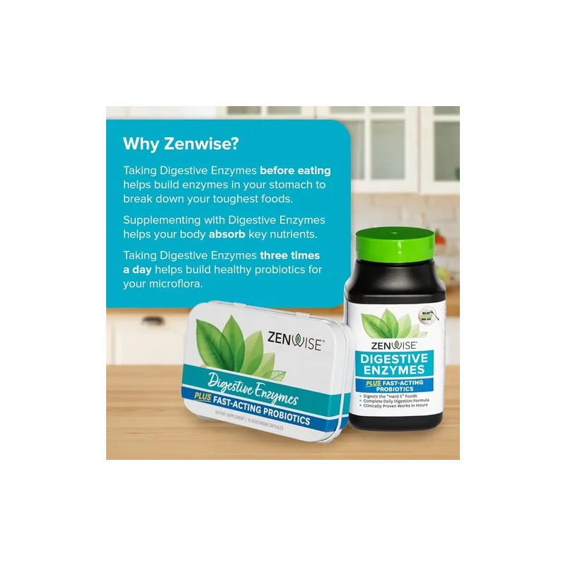 Suplemento En Capsulas Zenwise De 45 Un