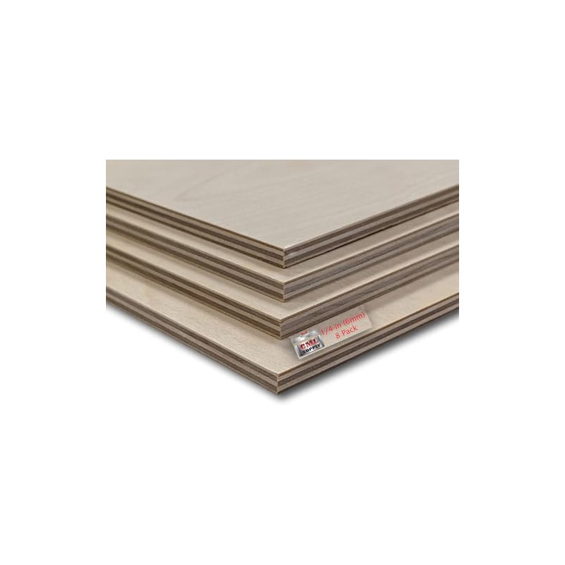 CML Supply Baltic Birch Plywood 1/4" x 12" x 12"