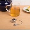 HIC Kitchen Tea Infuser, Teapot Shape with Drip Tray, 18/8