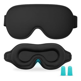 INSAE Antifaz para Dormir 3D - Máscara para Dormir - Bloqueo de Luz 100 - Sin presión en parpados - Sleep Mask Suave Ultracomfort - Transpirable -... 