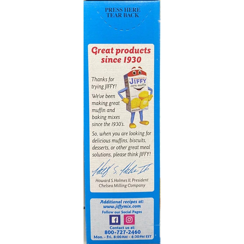 Jiffy 4x Jiffy HONEY Corn Muffin Mix 8.5 Oz Baking