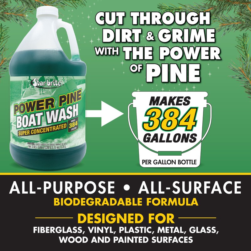 STAR BRITE Power Pine Boat Wash Super Concentrate - Makes