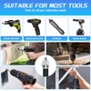 SPOKKI 11 Pcs 25~150L High Magnetic Drill Bit Set, Anti-Slip