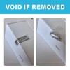 Tamper Evident Proof Barcode Stickers with Individual Serial Number Security