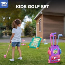 TOY Life Kids Golf Clubs 3-5, Kids Golf Set, Toddler Golf Clubs,Toddler Golf Sets 3-4 Years