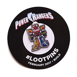 Power Ranger February 2017 Build Lootpins Pin Badge