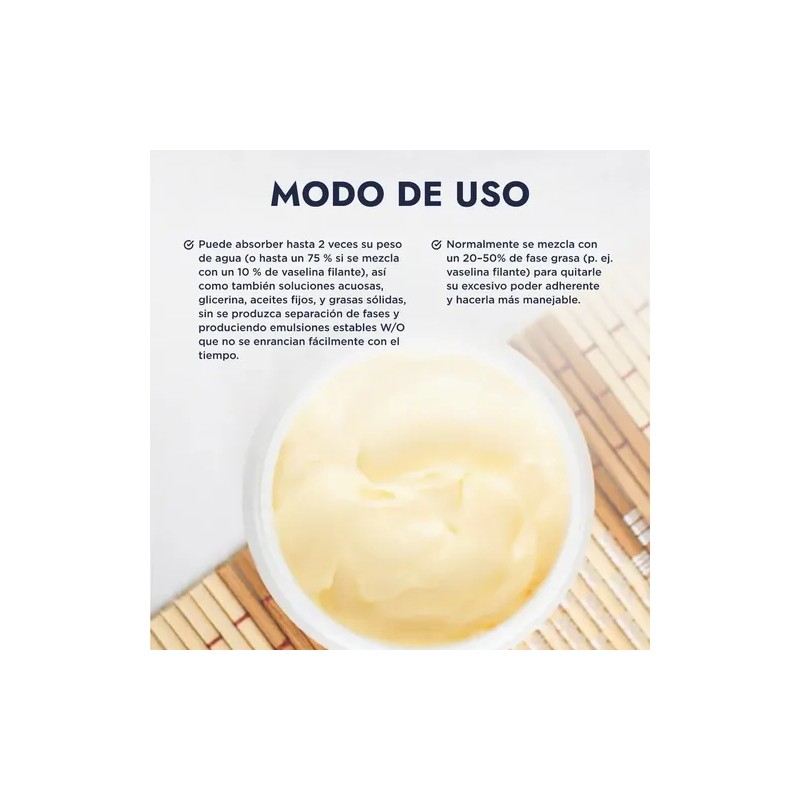 Lanolina Anhidra Usp Pura Natural 250g