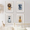 Tigercub Prints Safari Animal Nursery Prints | A3 Set of