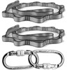 PRIOR FITNESS Yoga Straps Aerial Hammock Accessory Set, 2pcs Daisy
