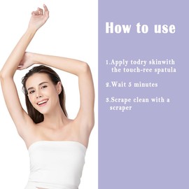 PHANSTA Hair Removal Cream for Body, Gentle Formula for Sensitive Skin, 6.76 fl oz, 2-Pack with Spatula