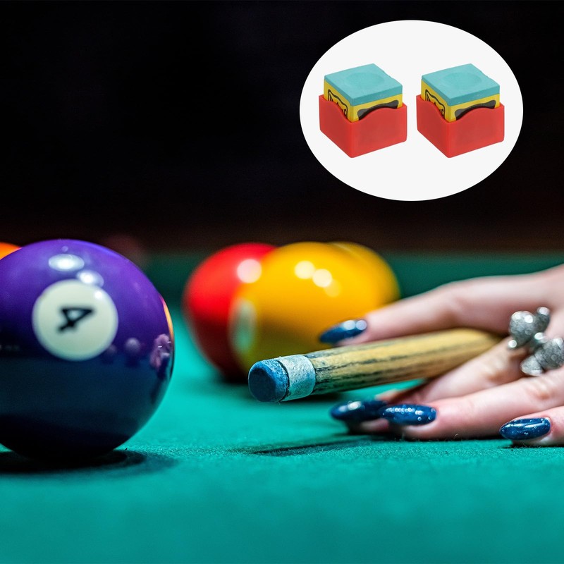 PATIKIL Pool Chalk Holder, 10 Pack Billiard Chalk Storage Holder