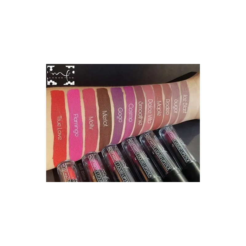 Labial Líquido Marifer Cosmetics Mate Merlot Larga Duración