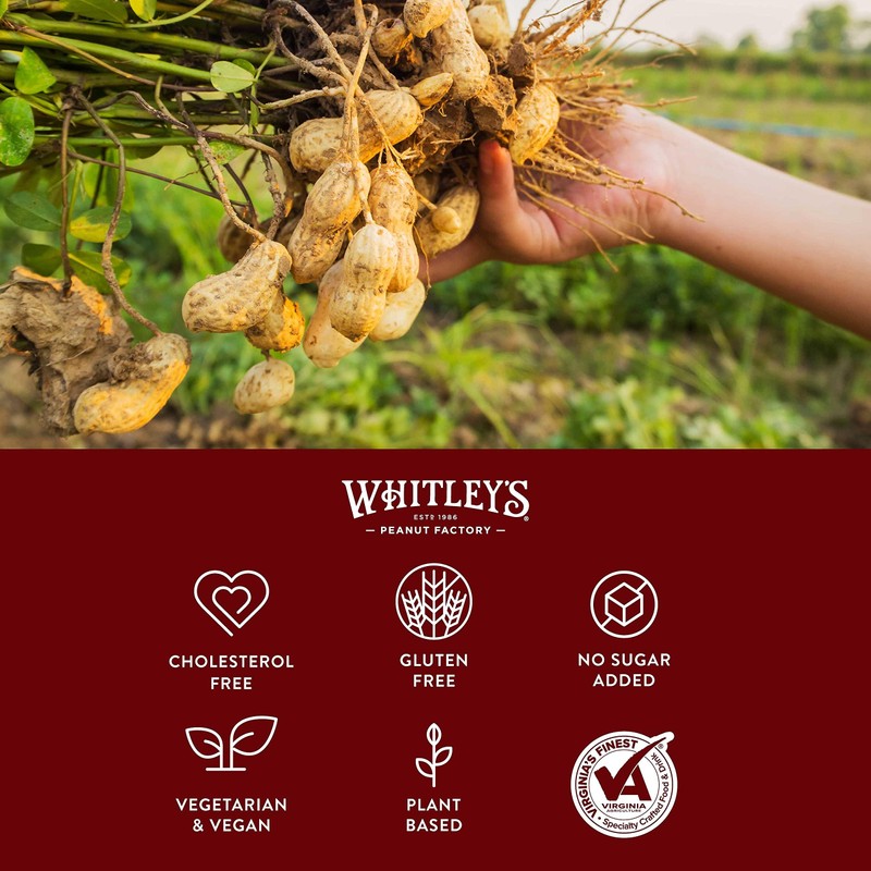 Whitley’s Salted Virginia Peanuts – Super Extra Large 'Home Cooked'