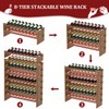 Domax Wine Rack Freestanding Floor - 72 Wine Bottle Holder