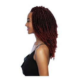 (3 PACK) Afri Naptural Caribbean Crochet Braid - TWB208 2X NUBIAN SPRING TWIST (SMOKYGREY)