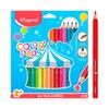 Maped 834012 my first triangular coloured pencils, Colour'Peps, Jumbo, 18