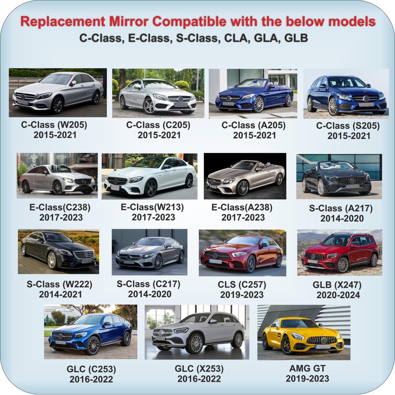 EAP Driver Side Mirror Glass Compatible with Lexus RX350 RX450h