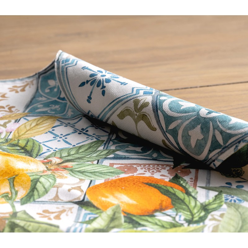 Maison d' Hermine Indigo Love 100% Cotton Set of 4