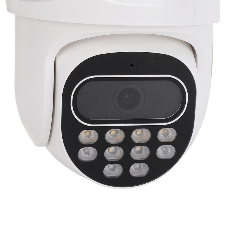 Security Camera Outdoor Dual Lens Surveillance Camera 2.4G Wifi Night