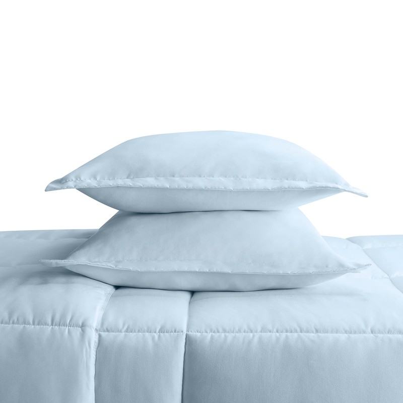 SERTA Simply Clean Ultra Soft Hypoallergenic Solid 3 Piece Comforter