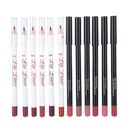 Italia Lip Liners Werpro 14 × 4 × 4 12 Colores Set Impermeable de Larga Duración Mate Lápiz Labial Sexy Lápiz Labial Maquillaje Cosmético Belleza
