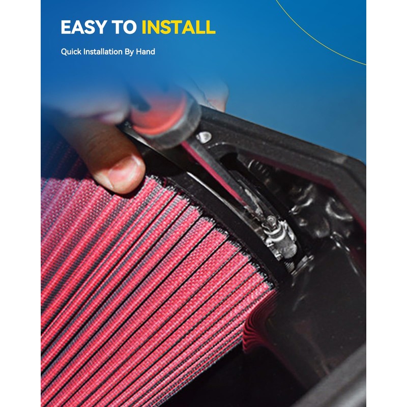 PHILTOP Cold Air Intake Kit System Compatible with Ford F250/F350