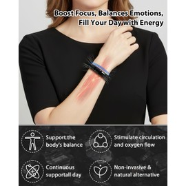 Hematite Bracelet, Natural Magnetic Bracelets for Women Girls