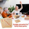 GSE Bingo Game Cards, 10-Pack Reusable Shutter Bingo Cards |