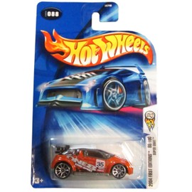 Hot Wheels 2004 First Editions Super Gnat 88/100 ORANGE 088 1:64 Scale